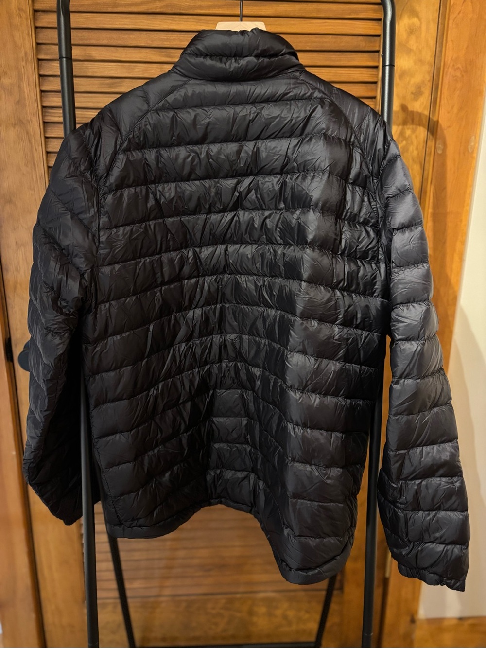 L.L. Bean Black Packable Quilted Down Jacket - Picture 7 of 8